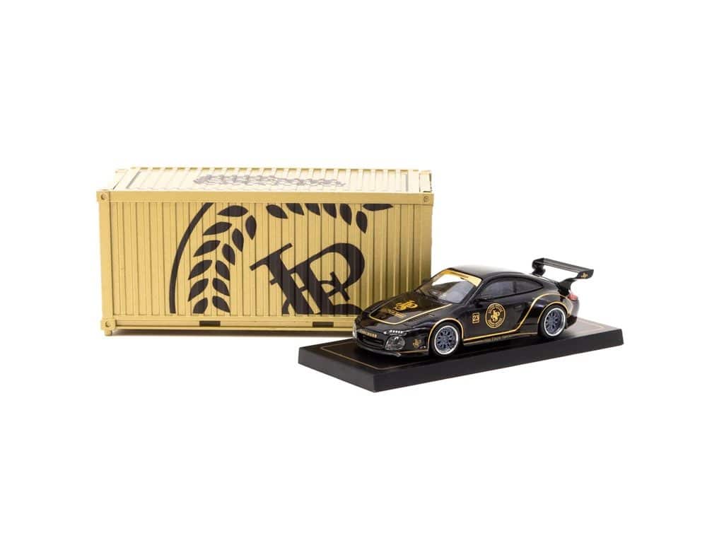 Tarmac Works 1/64 HOBBBY64 Old & New 997 JPS with Container
