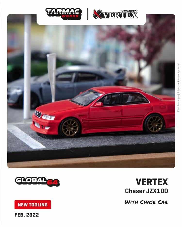Tarmac Works 1/64 GLOBAL64 Vertex Chaser JZX100