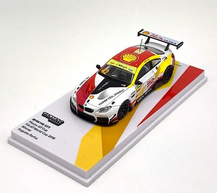Tarmac Works 1/64 HOBBY64 BMW M6 GT3 | Macau GT Cup - FIA GT World Cup 2018 Winner