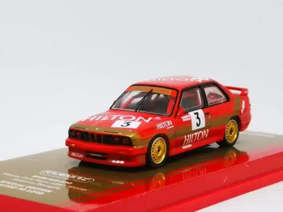 Tarmac Works 1/64 HOBBBY64 BMW M9 E30 Macau Guia Race 1987 Winner