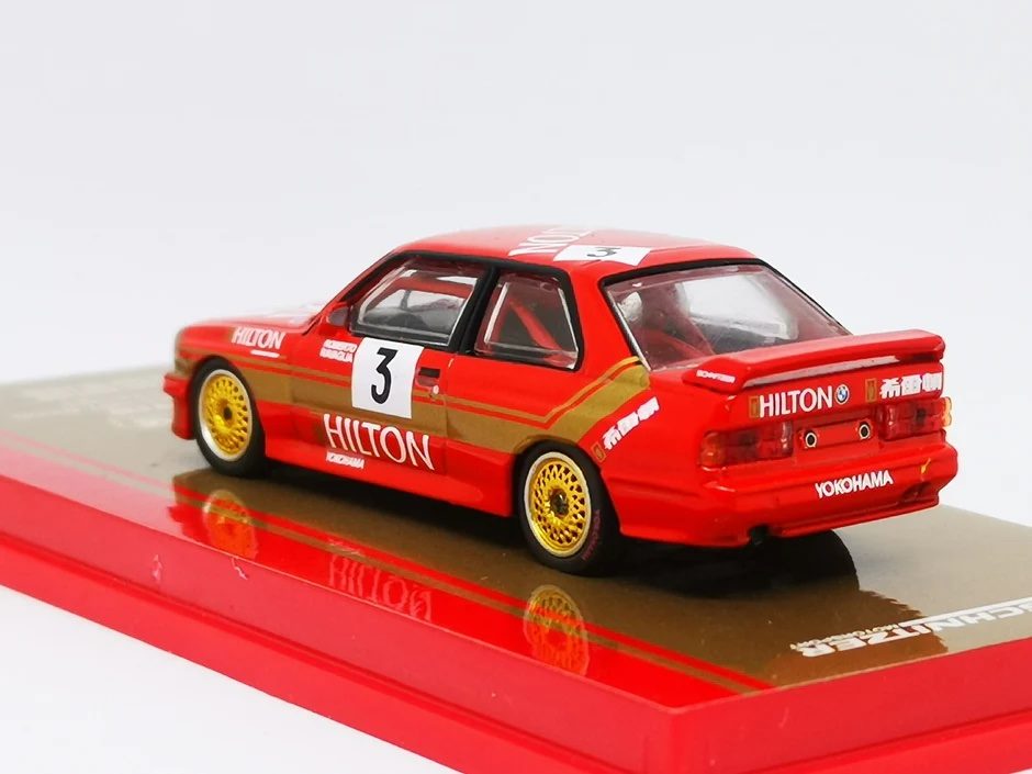 Tarmac Works 1/64 HOBBBY64 BMW M9 E30 Macau Guia Race 1987 Winner