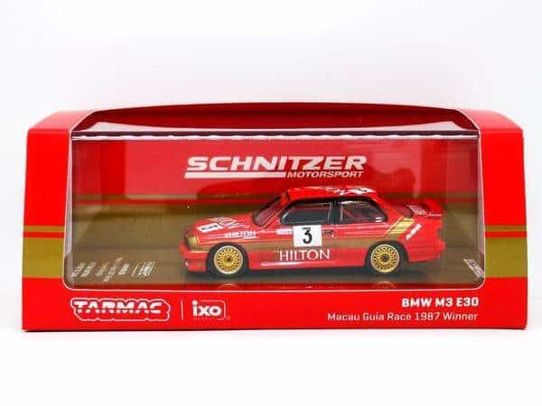 Tarmac Works 1/64 HOBBBY64 BMW M9 E30 Macau Guia Race 1987 Winner