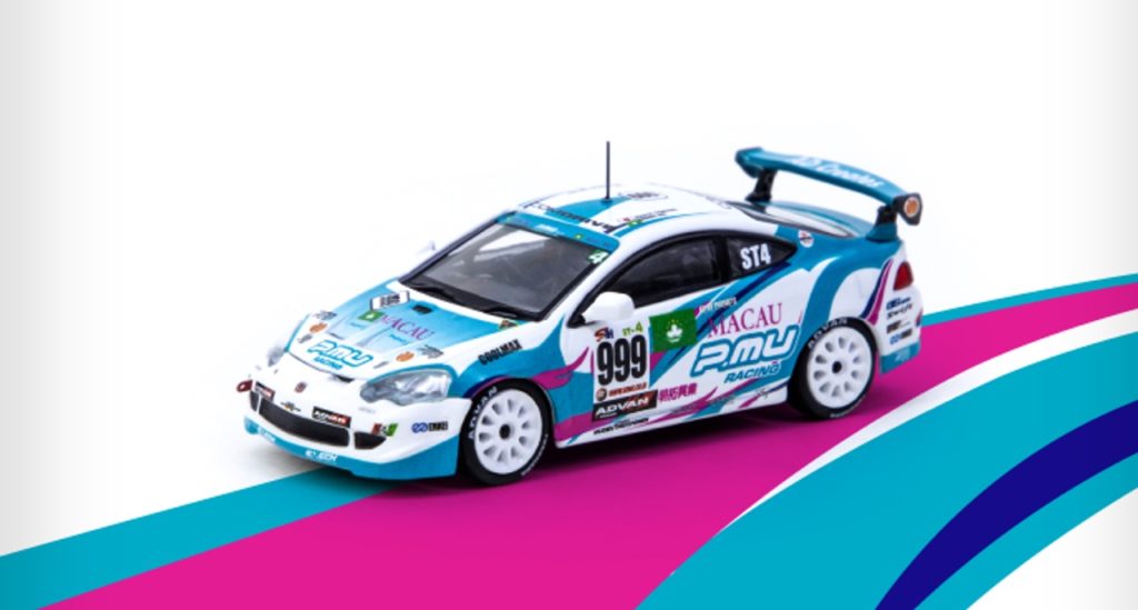 Tarmac Works 1/64 HOBBY64 Honda Integra Type-R DC5 Super Taikyu Series 2006 ST-4 Champion
