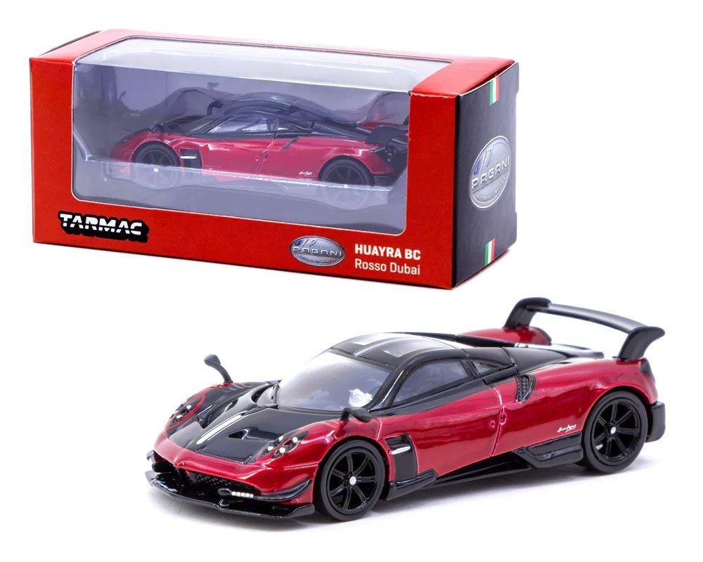 Tarmac Works 1/64 GLOBAL64 Huayra BC Rosso Dubai