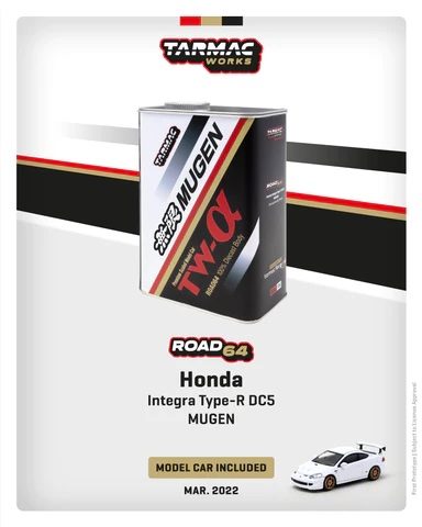 Tarmac Works 1/64 ROAD64 Honda Integra Type-R DCS Mugen Championship White