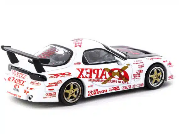 Tarmac Works 1/64 GLOBAL64 Vertex RX-7 FD3S A'PEX D1 PROJECT