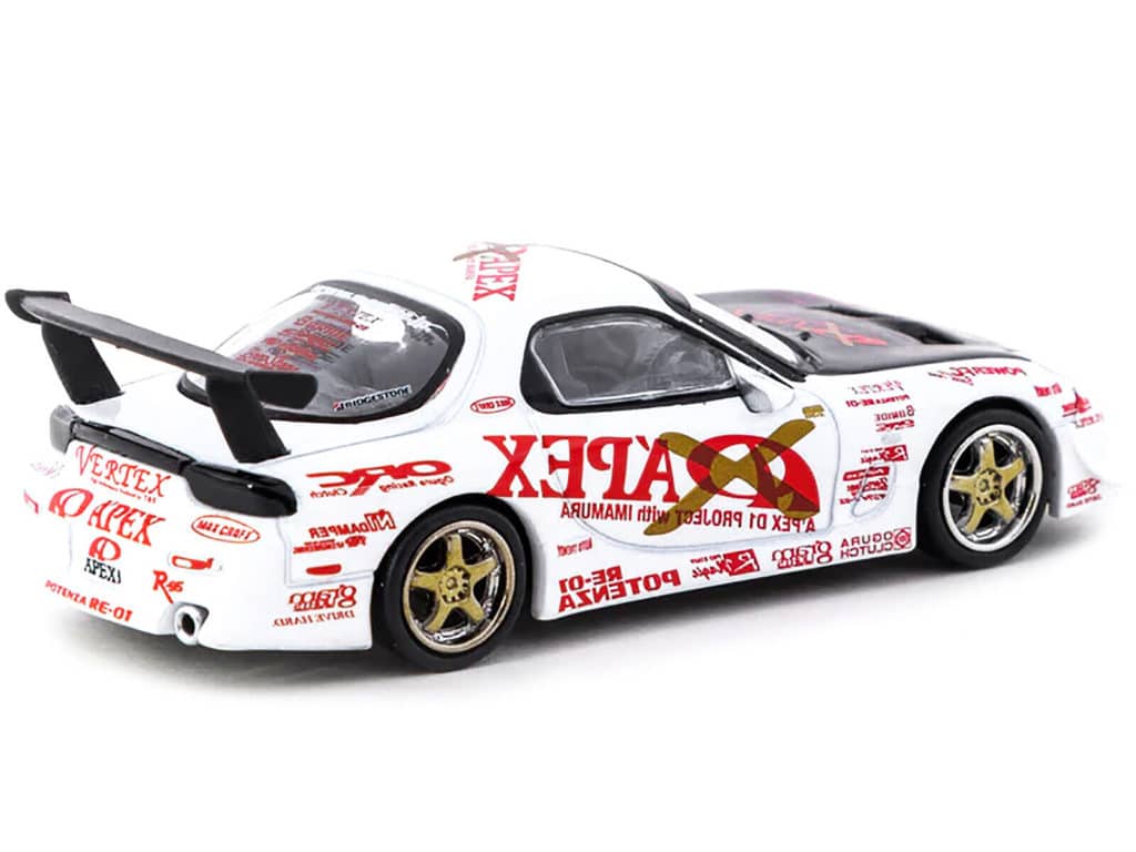 Tarmac Works 1/64 GLOBAL64 Vertex RX-7 FD3S A'PEX D1 PROJECT