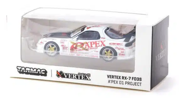 Tarmac Works 1/64 GLOBAL64 Vertex RX-7 FD3S A'PEX D1 PROJECT