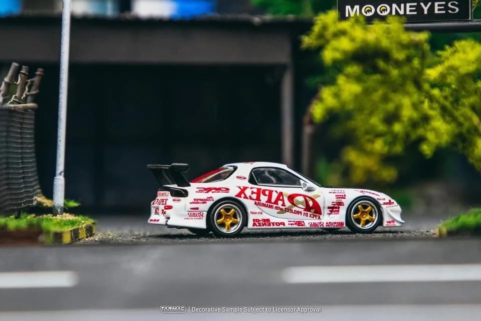 Tarmac Works 1/64 GLOBAL64 Vertex RX-7 FD3S A'PEX D1 PROJECT