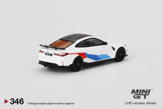 MINI GT 1/64 No.346 BMW M4 M-Performance (G82) Alpine White LHD MGT00346-L