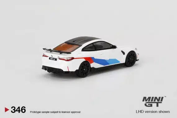 MINI GT 1/64 No.346 BMW M4 M-Performance (G82) Alpine White LHD MGT00346-L