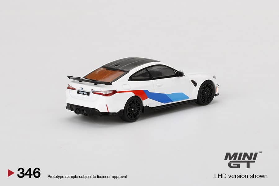 MINI GT 1/64 No.346 BMW M4 M-Performance (G82) Alpine White LHD MGT00346-L