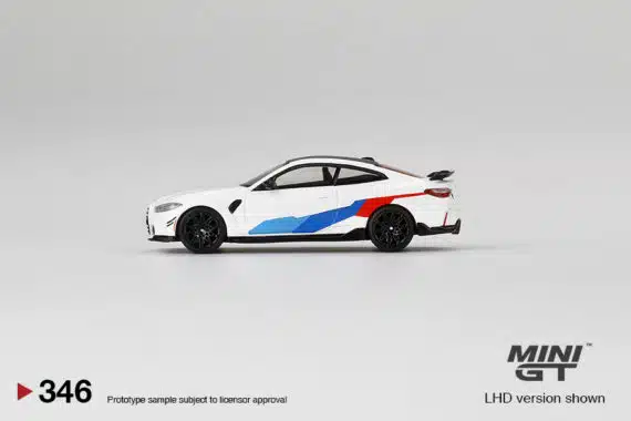 MINI GT 1/64 No.346 BMW M4 M-Performance (G82) Alpine White LHD MGT00346-L