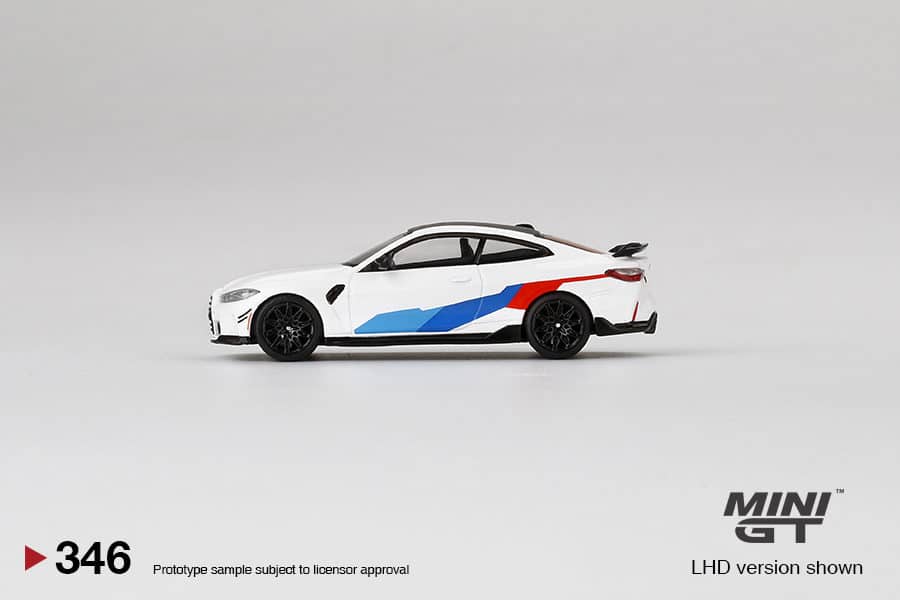 MINI GT 1/64 No.346 BMW M4 M-Performance (G82) Alpine White LHD MGT00346-L