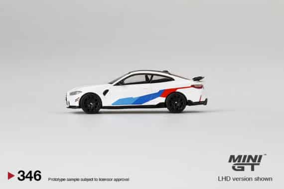 MINI GT 1/64 No.346 MINI GT BMW M4 M-Performance (G82) Alpine White RHD MGT00346-R