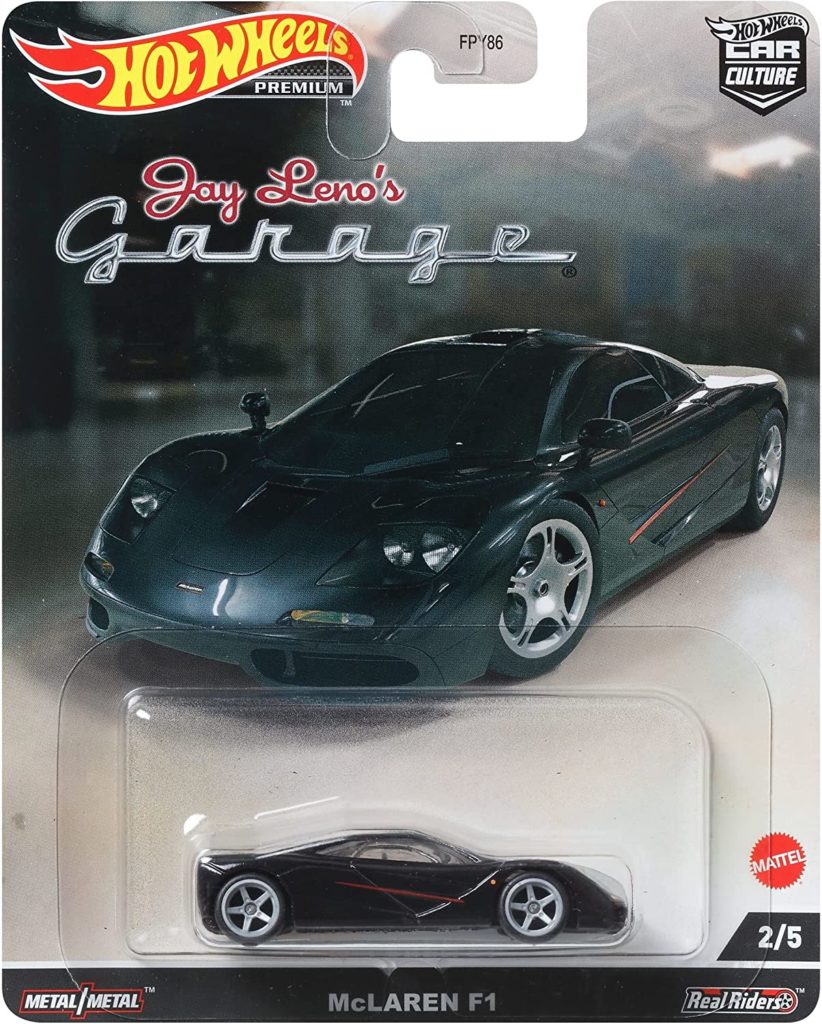 Hot Wheels Premium Car Culture Jay Reno Garage - McLaren F1 Black HCK08
