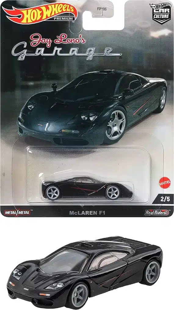 Hot Wheels Premium Car Culture Jay Reno Garage - McLaren F1 Black HCK08