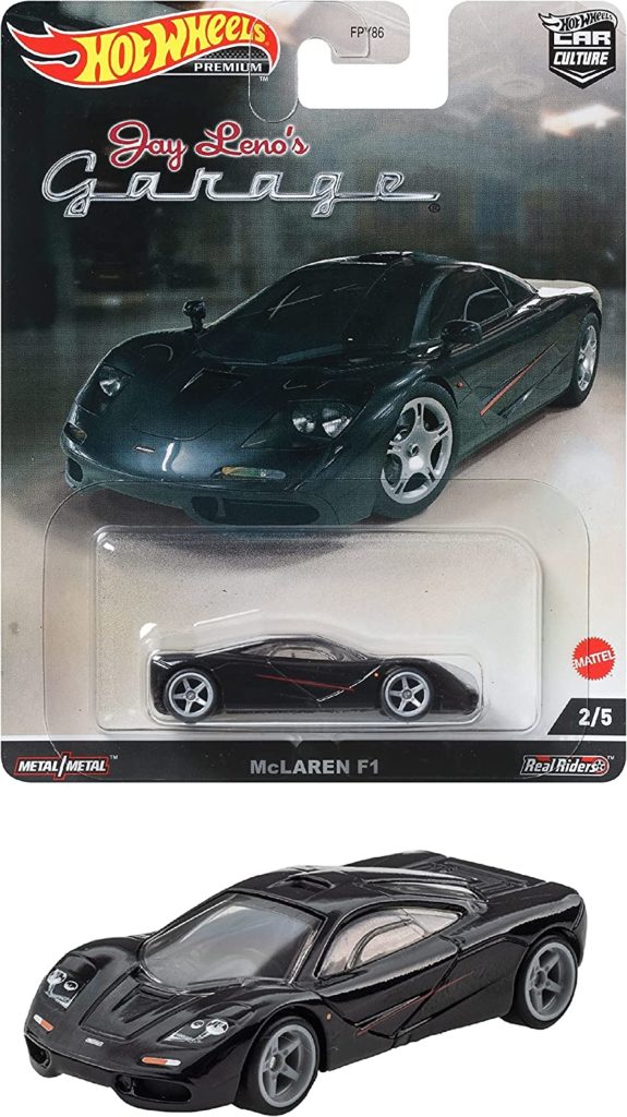 Hot Wheels Premium Car Culture Jay Reno Garage - McLaren F1 Black HCK08