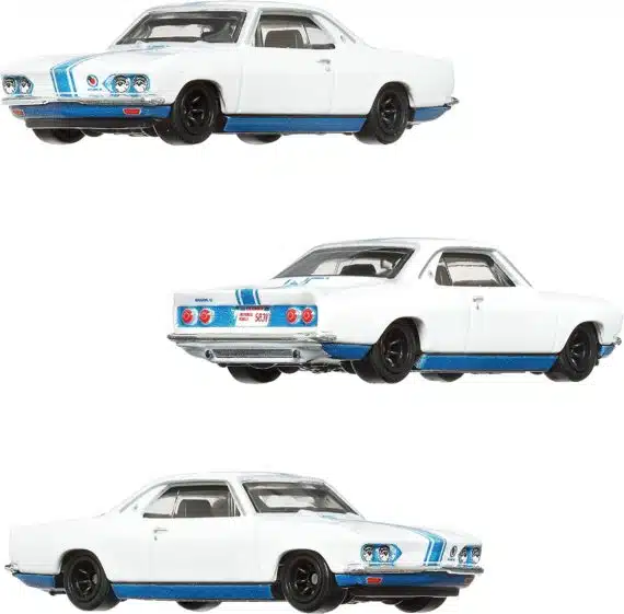 Hot Wheels Premium Car Culture Jay Reno Garage - '66 Chevrolet Corvair Jenko Stinger White HCJ84