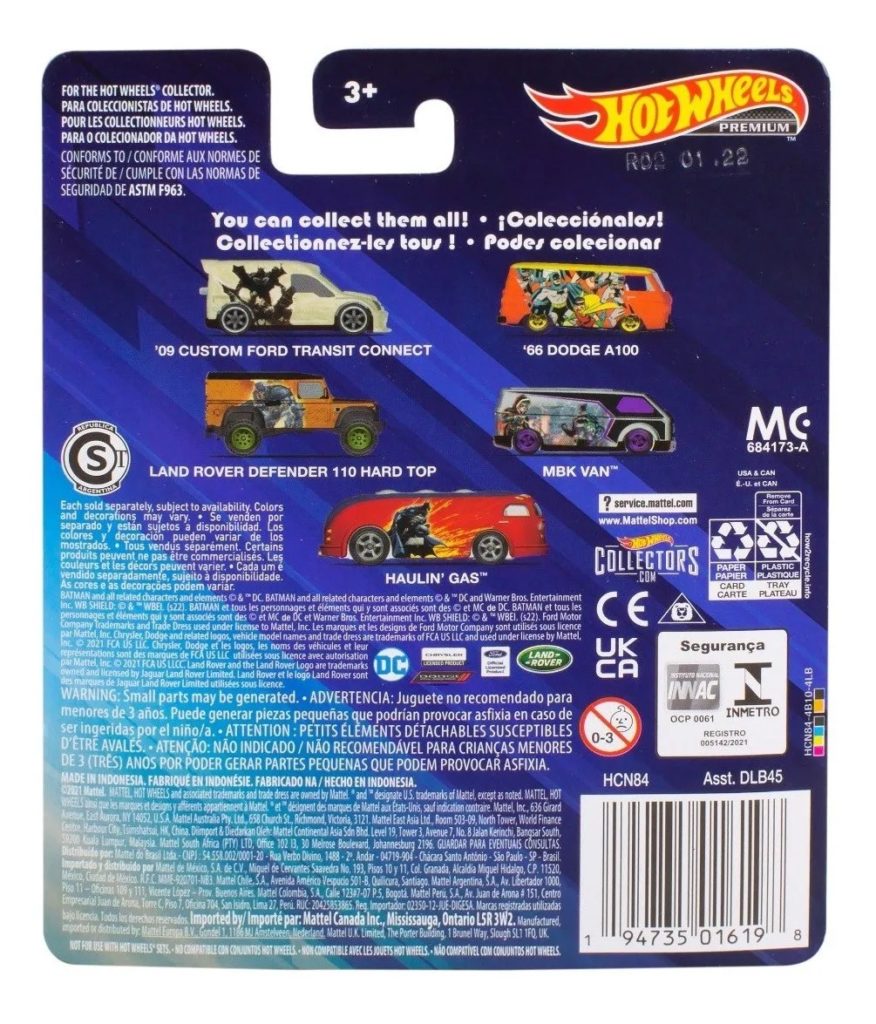 Hot Wheels Premium DC '09 Custom Ford Transit Connect HCN84