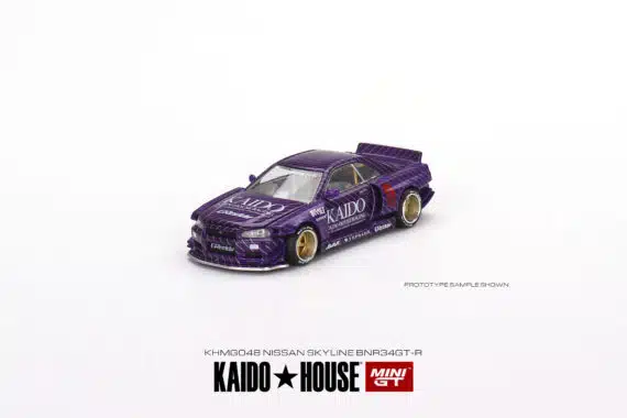MINI GT 1/64 No.048 Kaido★House x MINI GT Nissan Skyline GT-R (R34) Kaido Works V1 KHMG048