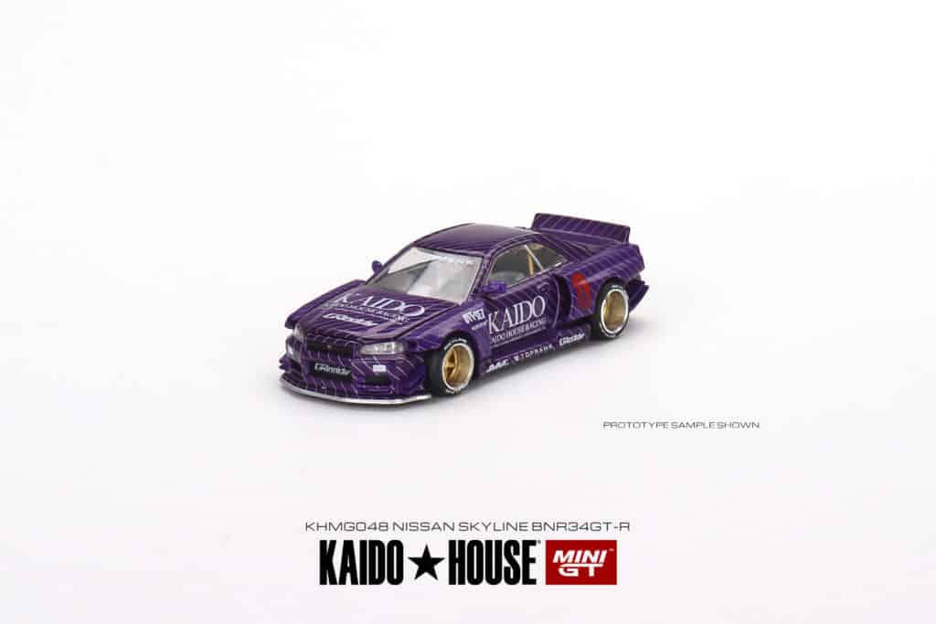 MINI GT 1/64 No.048 Kaido★House x MINI GT Nissan Skyline GT-R (R34) Kaido Works V1 KHMG048