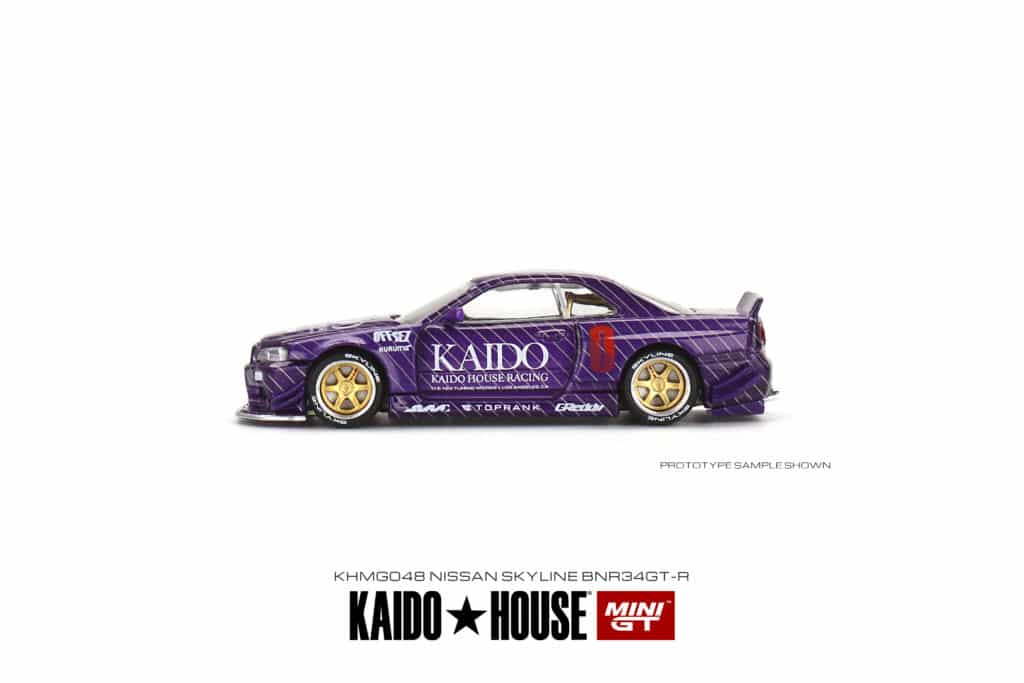 MINI GT 1/64 No.048 Kaido★House x MINI GT Nissan Skyline GT-R (R34) Kaido Works V1 KHMG048