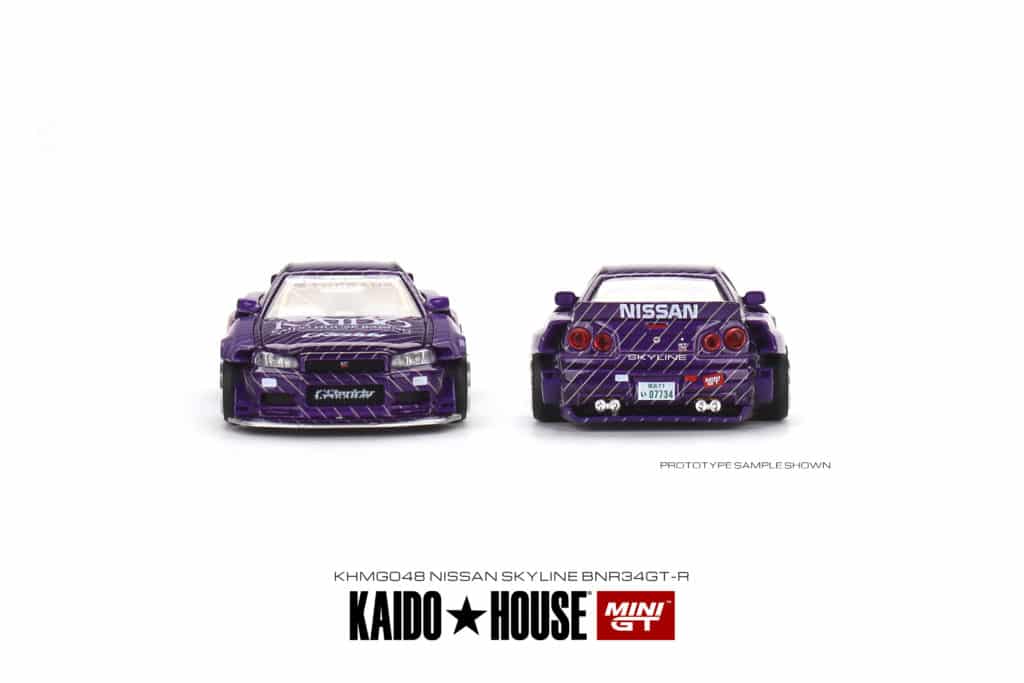 MINI GT 1/64 No.048 Kaido★House x MINI GT Nissan Skyline GT-R (R34) Kaido Works V1 KHMG048