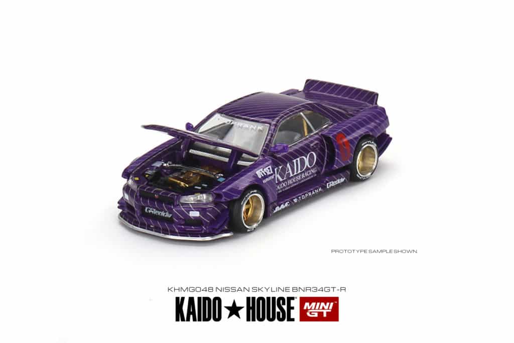 MINI GT 1/64 No.048 Kaido★House x MINI GT Nissan Skyline GT-R (R34) Kaido Works V1 KHMG048