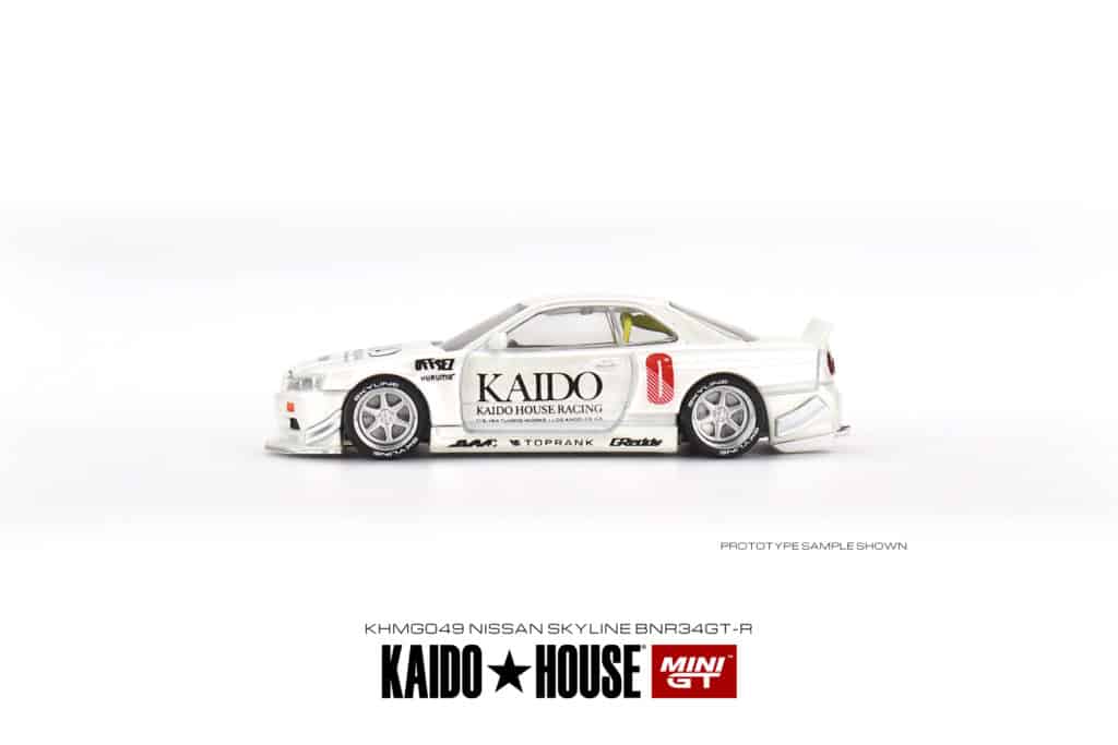 MINI GT 1/64 No.049 Kaido★House x MINI GT Nissan Skyline GT-R (R34) Kaido Works V2 KHMG049