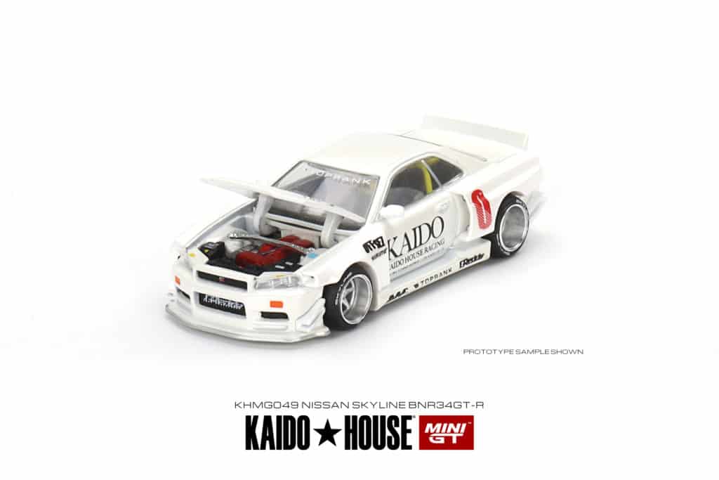 MINI GT 1/64 No.049 Kaido★House x MINI GT Nissan Skyline GT-R (R34) Kaido Works V2 KHMG049