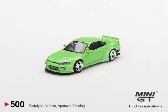 MINI GT 1/64 No.500 Nissan Silvia Pandem (S15) Green RHD MGT00500-R
