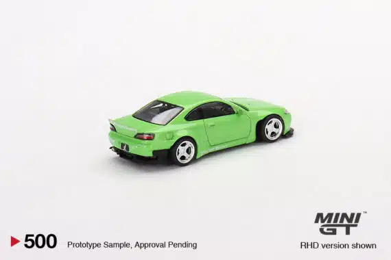 MINI GT 1/64 No.500 Nissan Silvia Pandem (S15) Green RHD MGT00500-R
