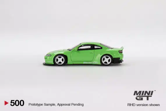 MINI GT 1/64 No.500 Nissan Silvia Pandem (S15) Green RHD MGT00500-R