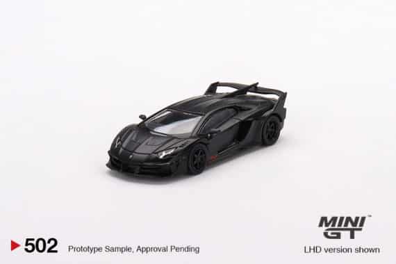 MINI GT 1/64 No.502 Lamborghini  LB-Silhouette WORKS Aventador GT EVO  Matte Black RHD MGT00502-R