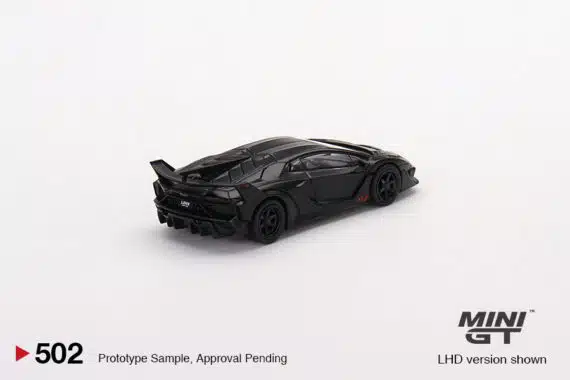 MINI GT 1/64 No.502 Lamborghini  LB-Silhouette WORKS Aventador GT EVO  Matte Black RHD MGT00502-R