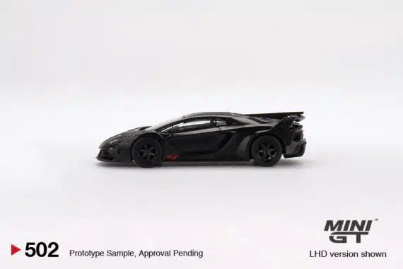 MINI GT 1/64 No.502 Lamborghini  LB-Silhouette WORKS Aventador GT EVO  Matte Black RHD MGT00502-R