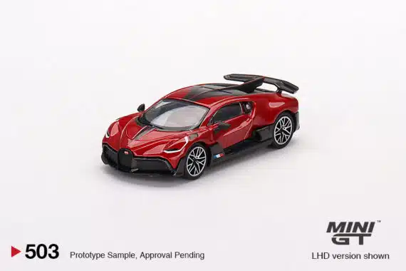 MINI GT 1/64 No.503 Bugatti Divo Red Metallic LHD MGT00503-L