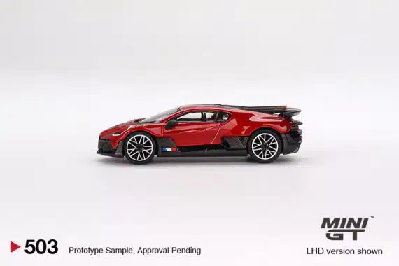 MINI GT 1/64 No.503 Bugatti Divo Red Metallic LHD MGT00503-L