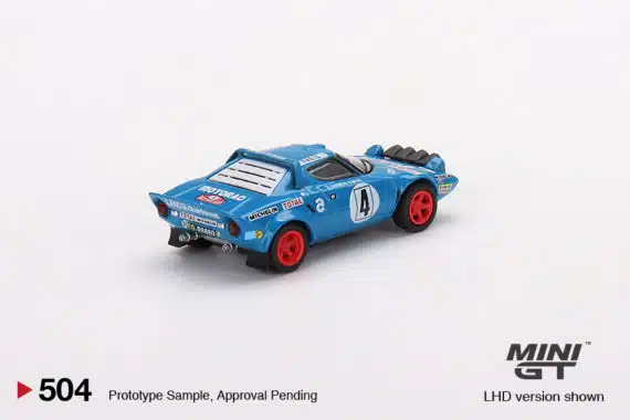 MINI GT 1/64 No.504 Lancia Stratos HF 1979 Rally MonteCarlo Winner #4 LHD MGT00504-L