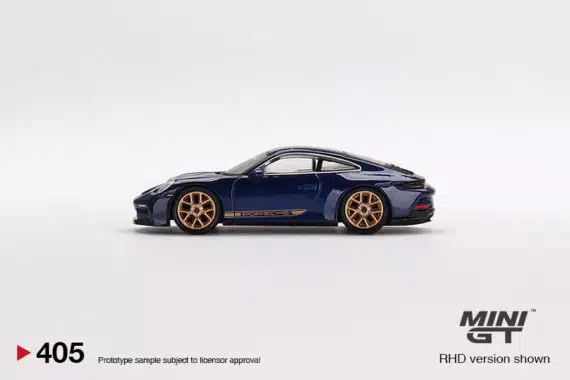 MINI GT 1/64 No.405 Porsche 911 (992) GT3 Touring Gentian Blue Metallic MGT00405-L