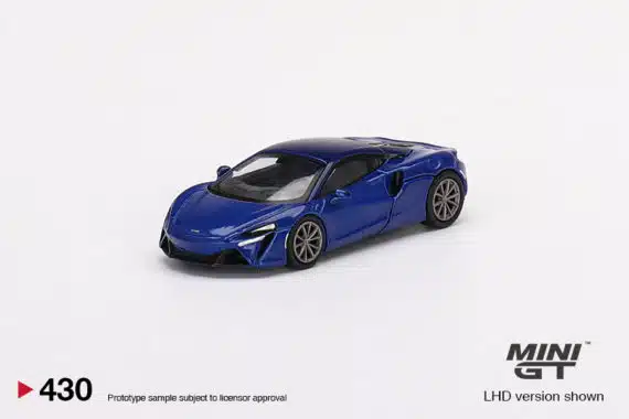 [Pre-Order] MINI GT 1/64 No.430 McLaren Artura Volcano Blue LHD MGT00430-L