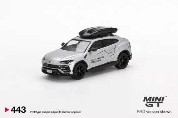 [Pre-Order] MINI GT 1/64 No.443 Lamborghini Urus "UNLOCK ANY ROAD HONG KONG" - HK Exclusive LHD MGT00443-R