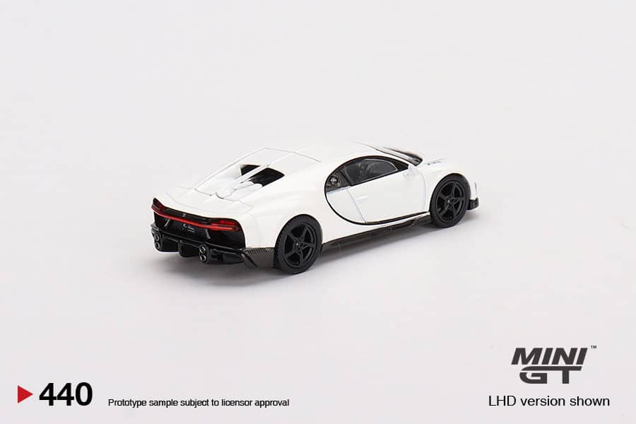 MINI GT 1/64 No.440 Bugatti Chiron Super Sport White LHD MGT00440-L