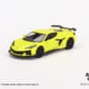 MINI GT 1/64 No.441 Chevrolet Corvette Z06 2023 Accelerate Yellow RHD MGT00441-R