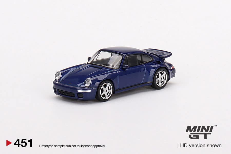 [Pre-Order] MINI GT 1/64 No.451 RUF CTR Anniversary Dark Blue LHD MGT00451-L