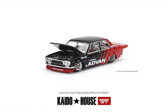 MINI GT 1/64 No.032 Kaido★House x MINI GT Datsun 510 Pro Street ADVAN LHD KHMG032