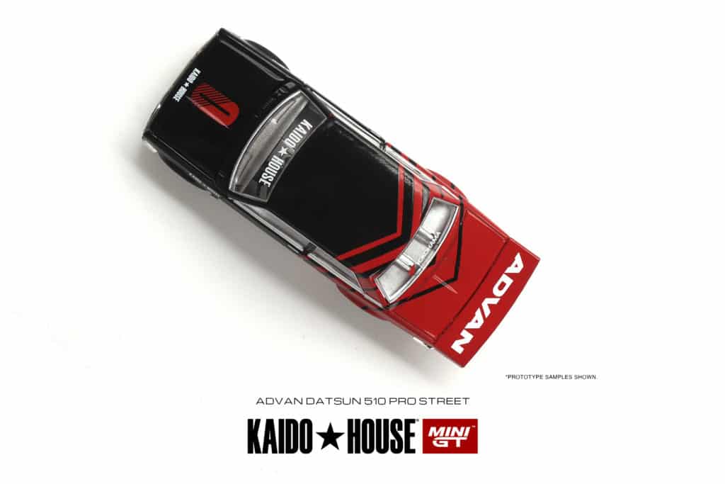 MINI GT 1/64 No.032 Kaido★House x MINI GT Datsun 510 Pro Street ADVAN LHD KHMG032