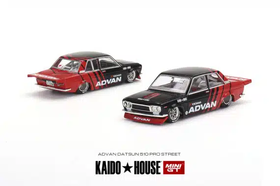 MINI GT 1/64 No.032 Kaido★House x MINI GT Datsun 510 Pro Street ADVAN LHD KHMG032