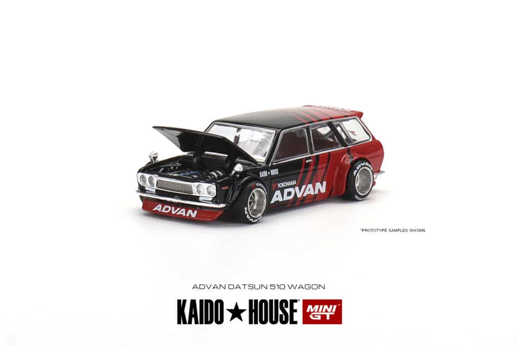 MINI GT 1/64 No.033 Kaido★House x MINI GT Datsun KAIDO 510 Wagon ADVAN RHD KHMG033